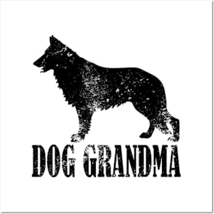 German Shepherd Dog Grandma Posters and Art